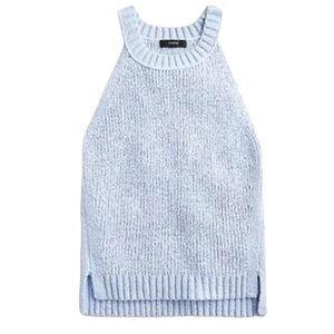 J Crew light blue sleeveless sweater